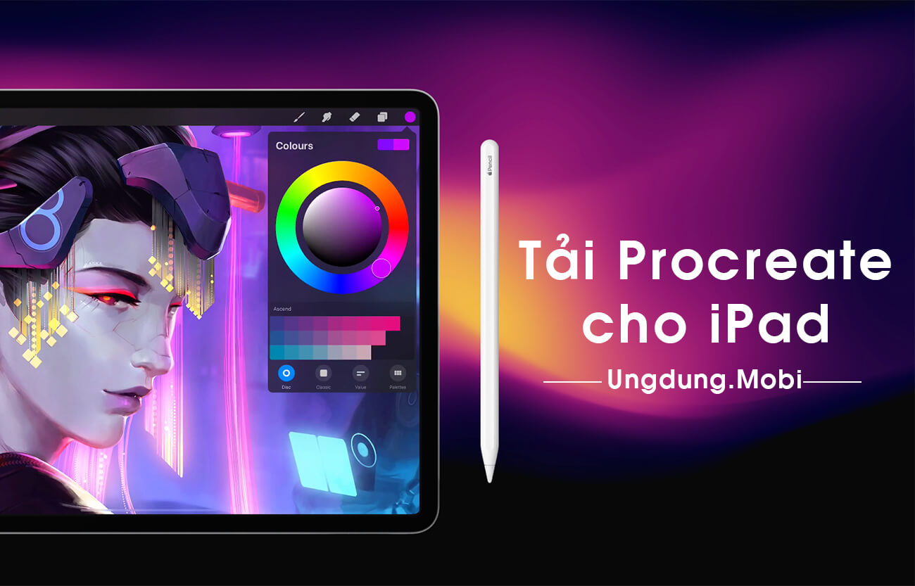 tai procreate cho ipad