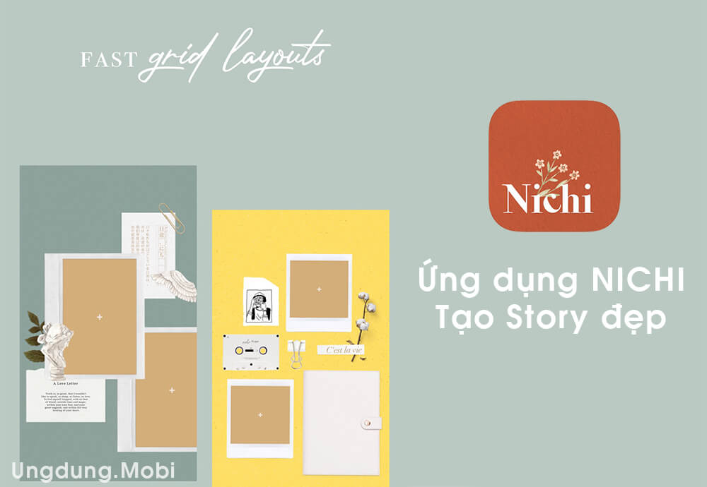 Tải NICHI cho iPhone - Ghép ảnh và tạo Story đẹp