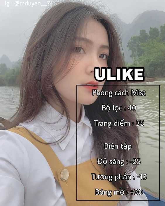 Một Số Công Thức Chỉnh Ulike Sống Ảo Miễn Chê - Ungdung.Mobi