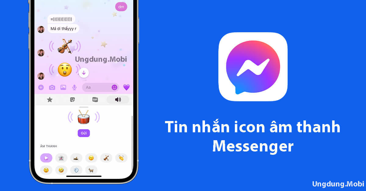 tin nhan icon phat am thanh messenger 2