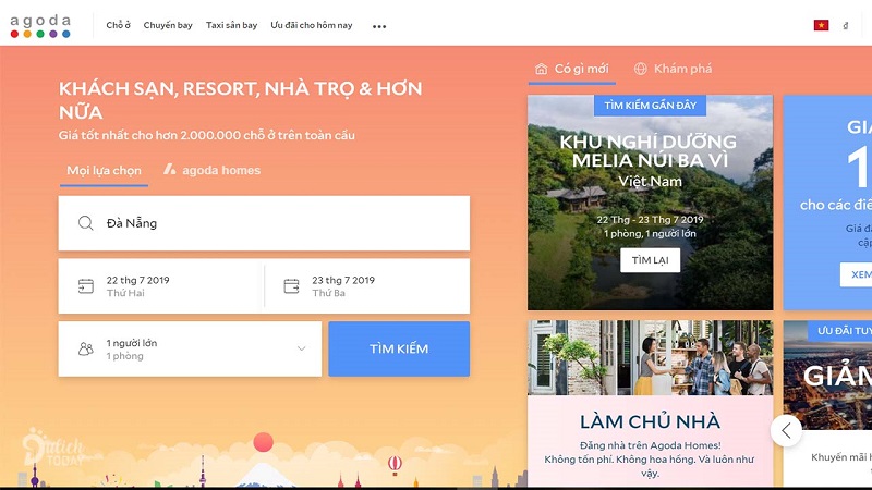 8 ứng dụng booking đặt phòng khách sạn giá rẻ 2022