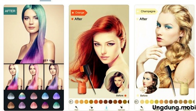Cùng biến hóa với 5 app đổi màu tóc iOS/Android
